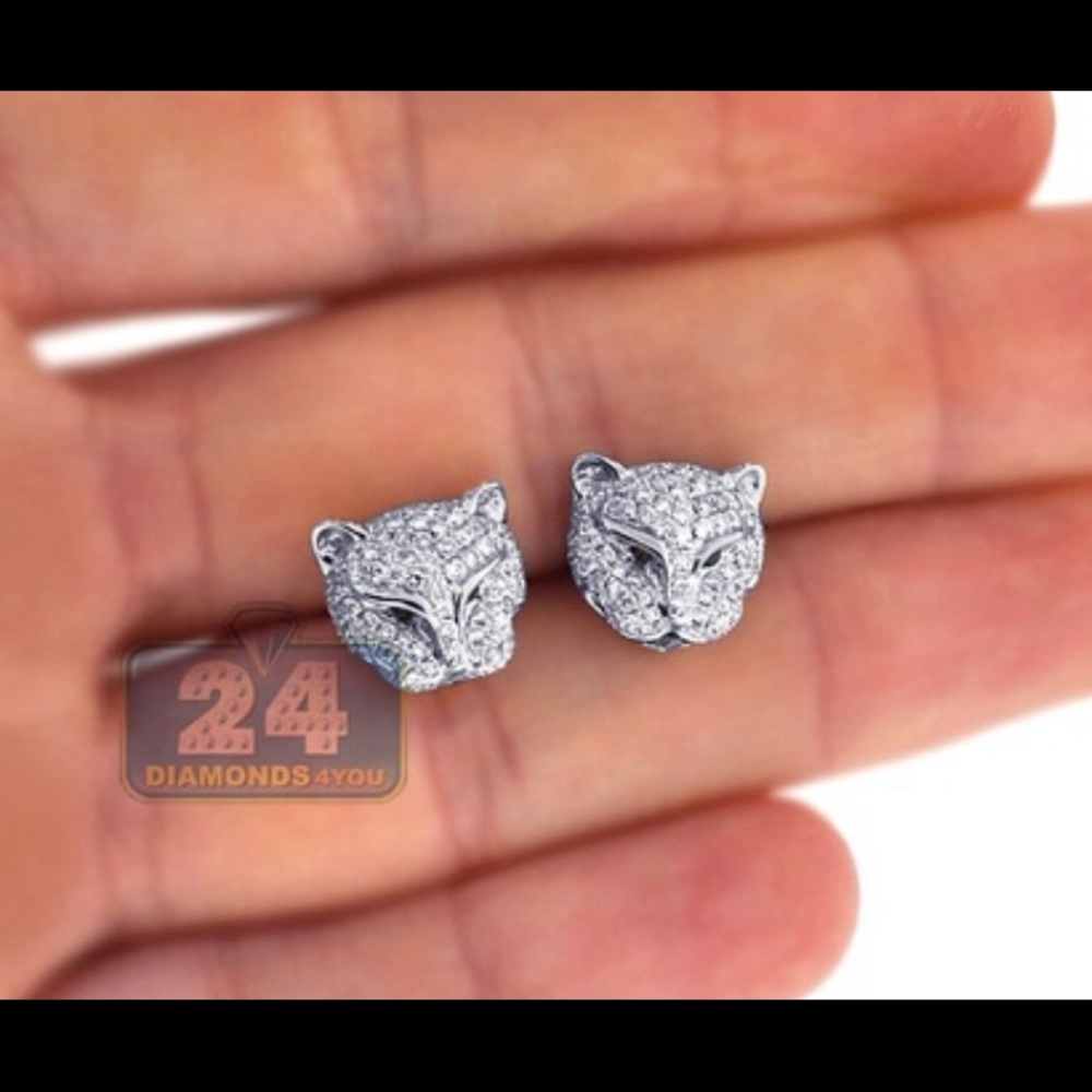 S925 Panther 🐆 Earrings